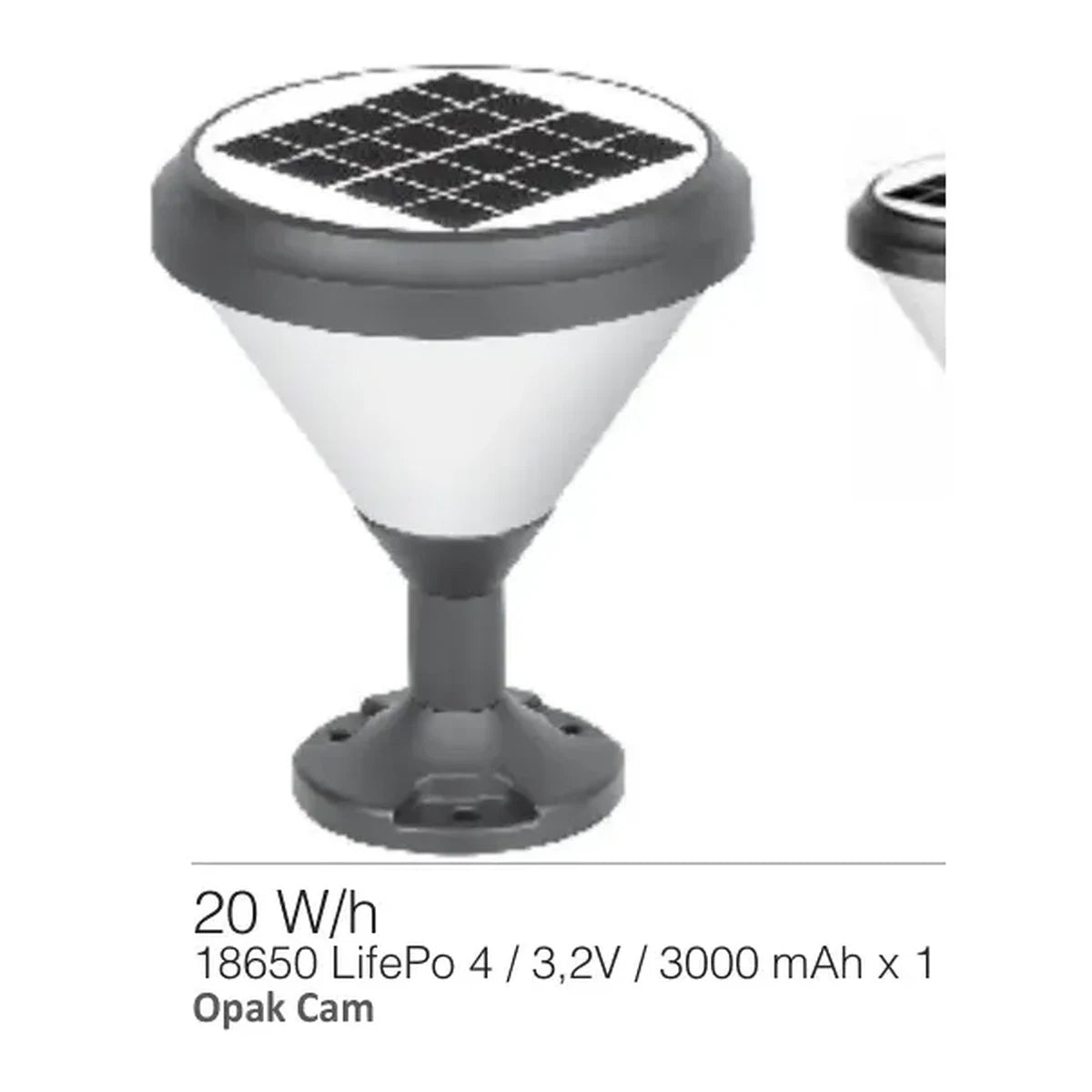 [Teknik çizim] ACK Bahçe Armatürü – AG60-07831 teknik çizim