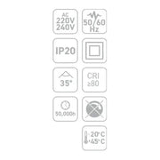 ACK AH07-03200 Tavan ve Duvar Armatürleri 24W