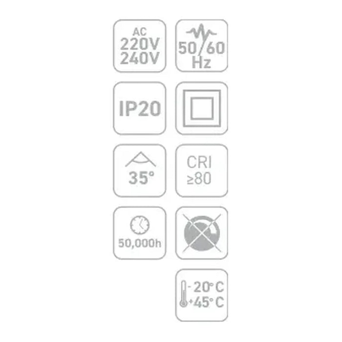 ACK AH07-03200 Tavan ve Duvar Armatürleri 24W