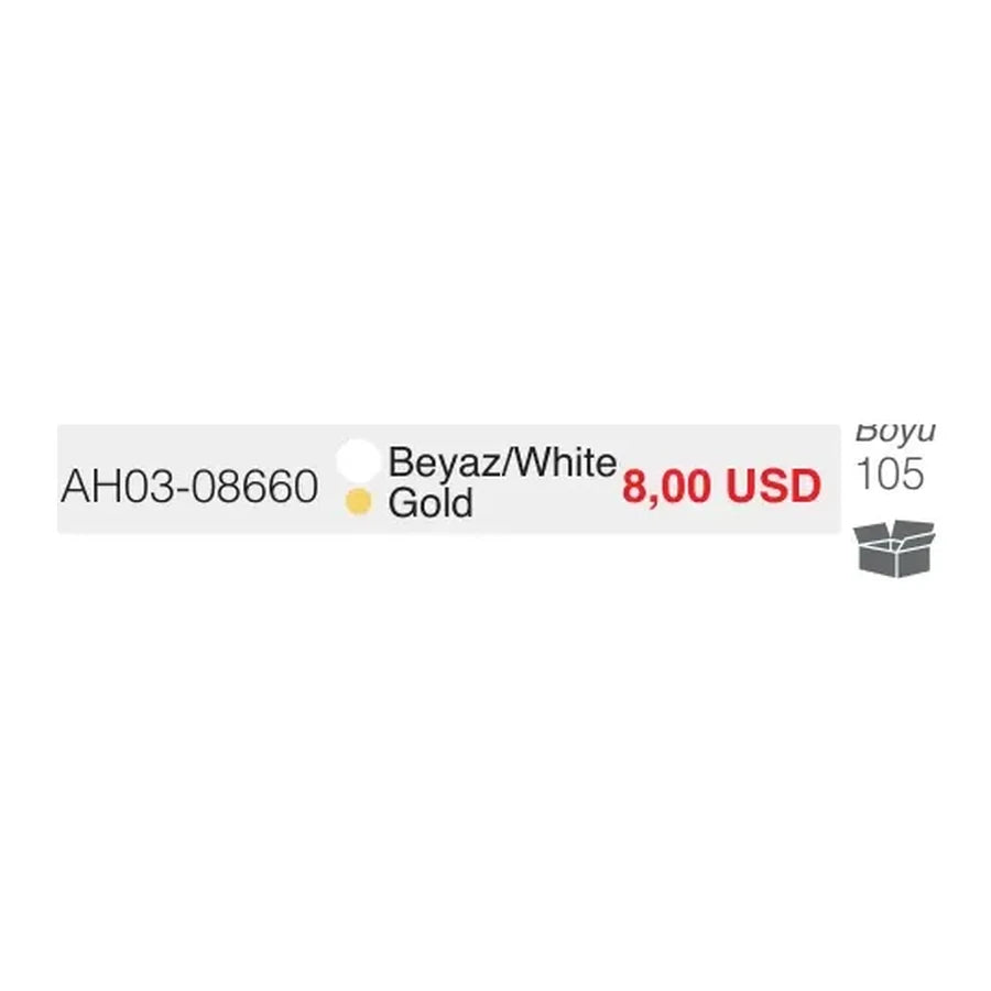 [Ölçü çizimi] ACK Gold – AH03-08660 ölçü çizimi