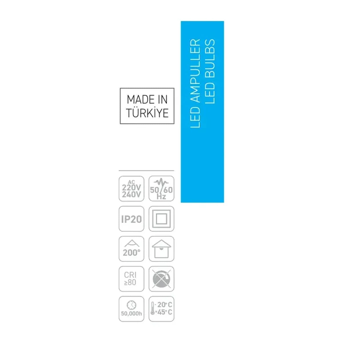 [Teknik çizim] ACK Ampul – AA13-03020 teknik çizim