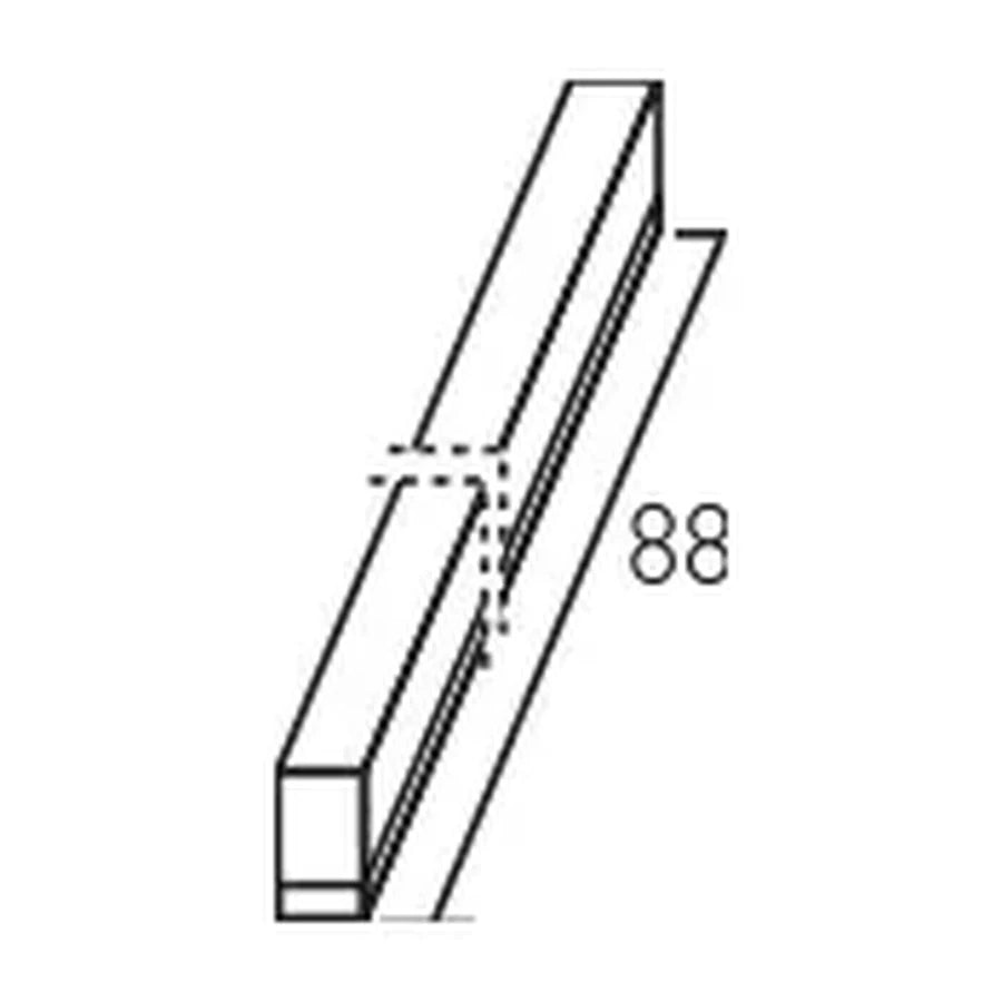 [Ölçü çizimi] ACK Lineer/Bant Armatür – AN10-01490 ölçü çizimi