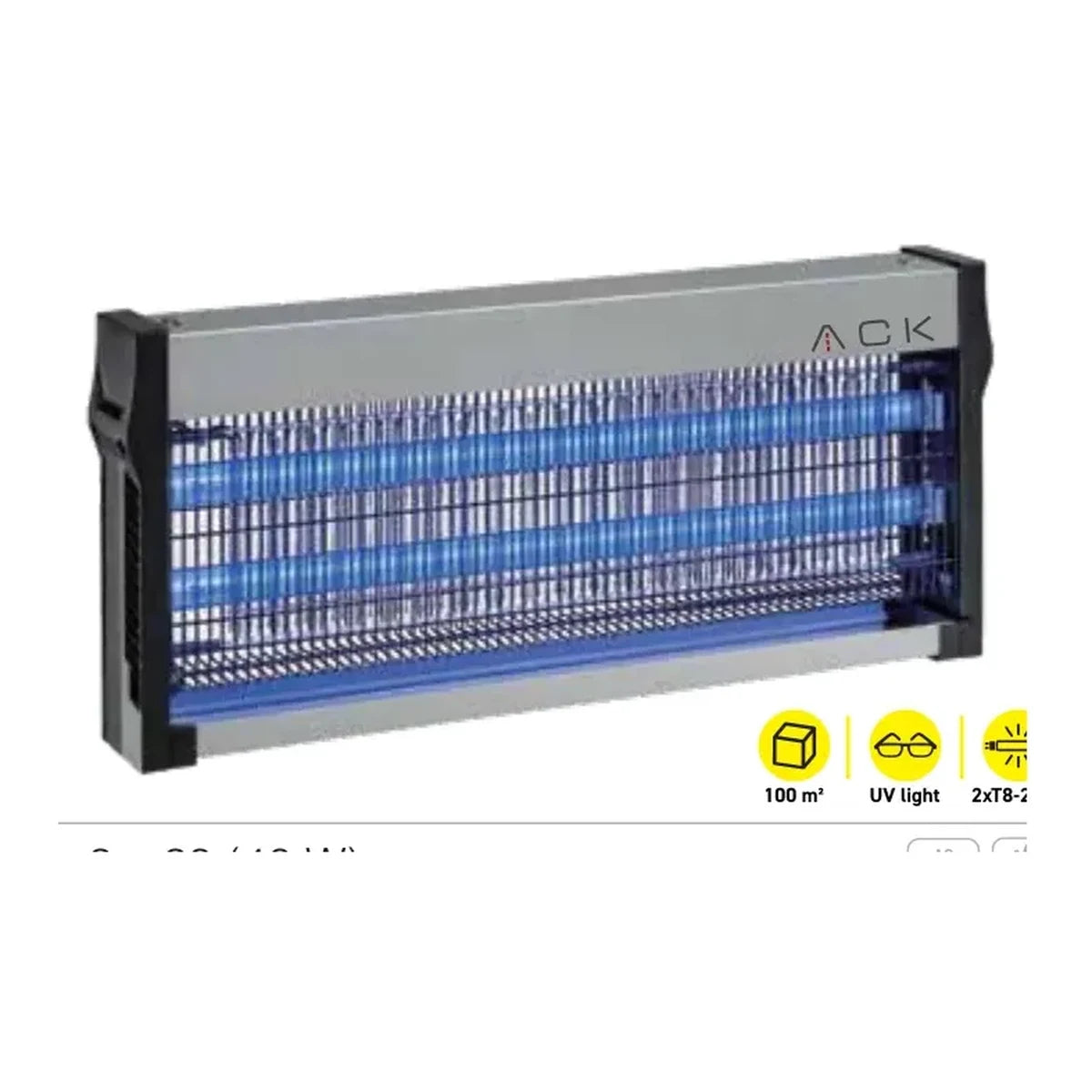 ACK UV light – AG45-04000 kullanım görseli